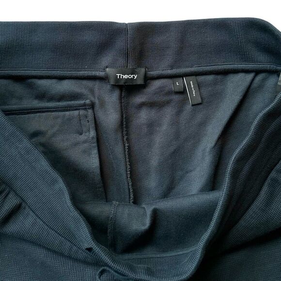 NWOT THEORY Navy Blue Men’s Lounge Relaxed Fit Jogger Sweat Pants Size Large - Picture 5 of 8